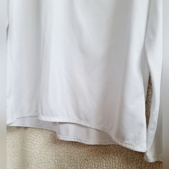 Mens Under Armour White Long Sleeve Heat Gear Top - Picture 3 of 9